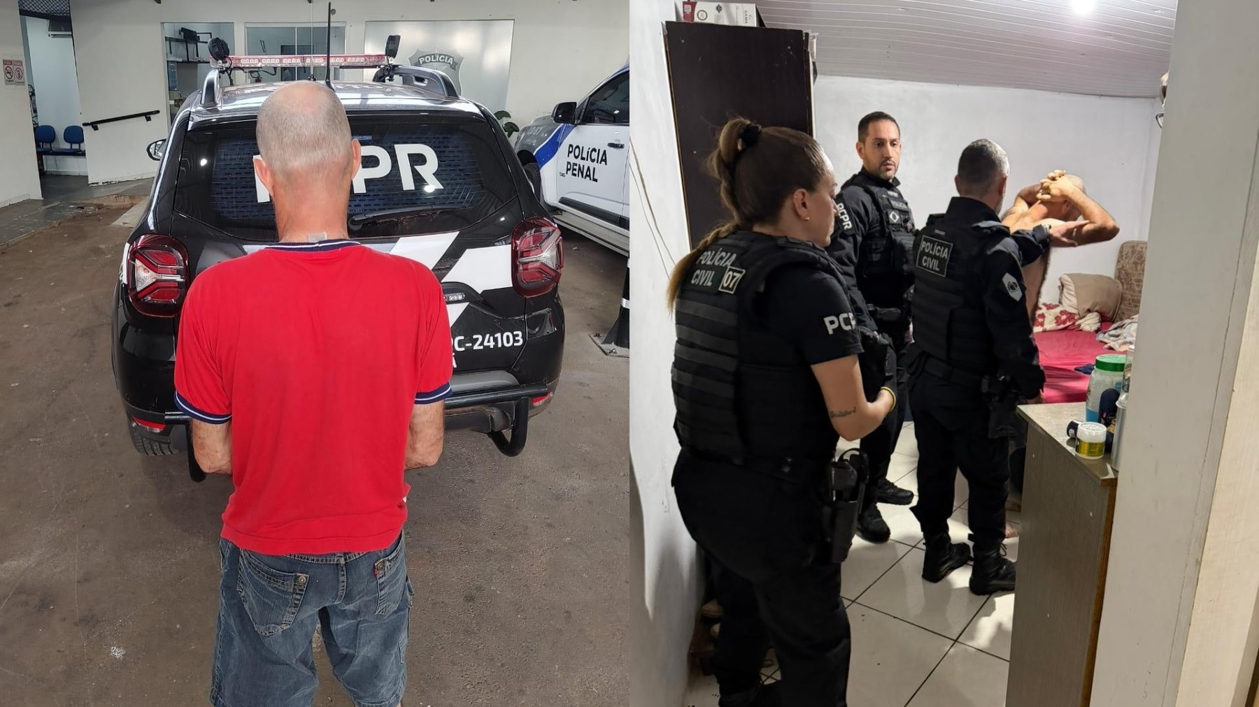 Homem é preso por estuprar filhas na frente do filho