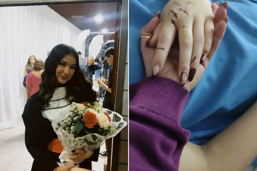 Jovem esfaqueada 15 vezes ao negar pedido de namoro acorda do coma