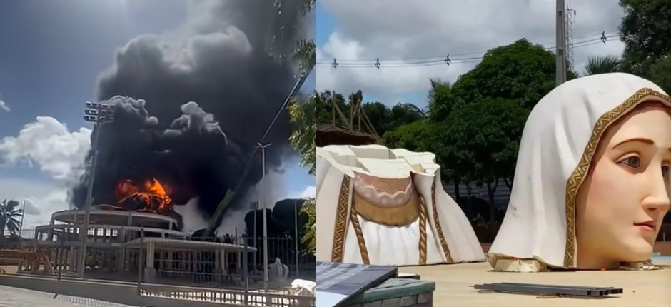 Santa que pegou fogo e desabou em Natal custou cerca de R$ 5 milhões aos cofres públicos