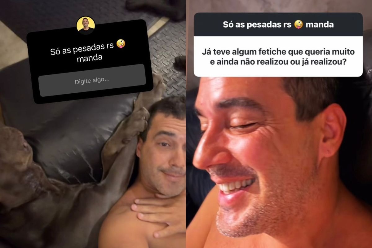 André Marques não se intimida e revela se já realizou fetiches sexuais
