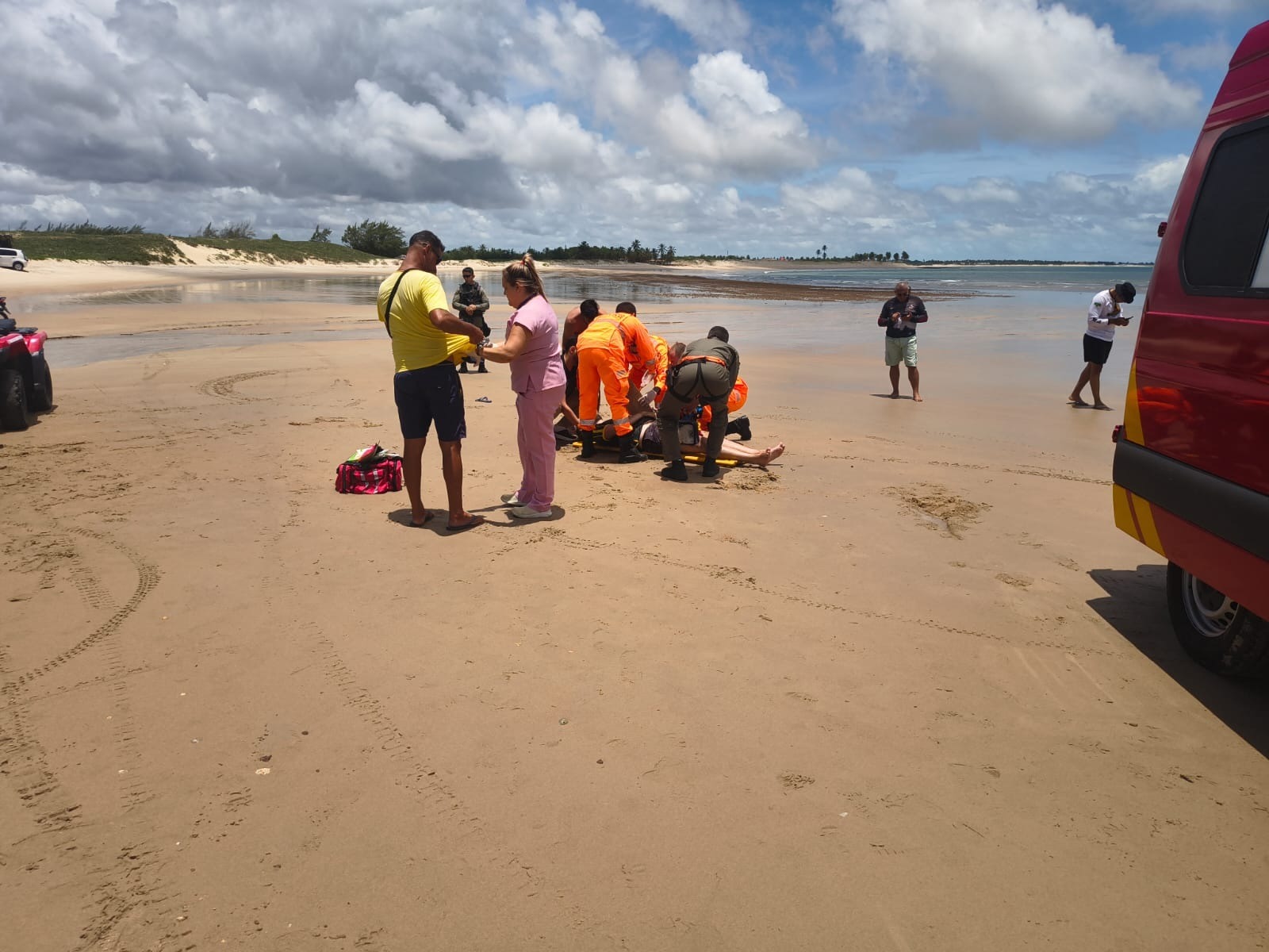 Acidente de quadriciclo é registrado em Maracajaú; vítima é socorrida pelo Potiguar 01