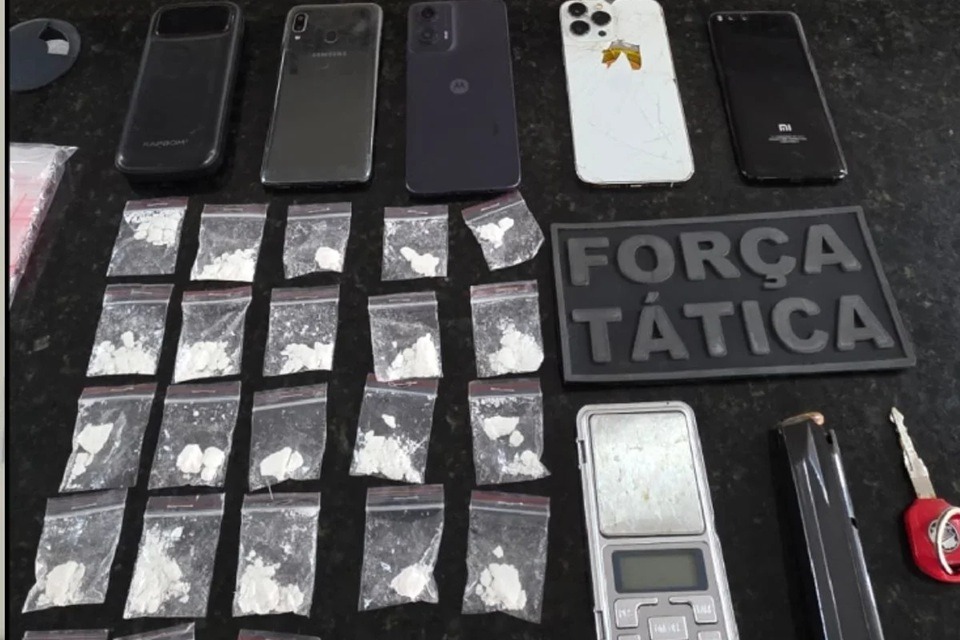 Força Tática apreende drogas e munições em Natal