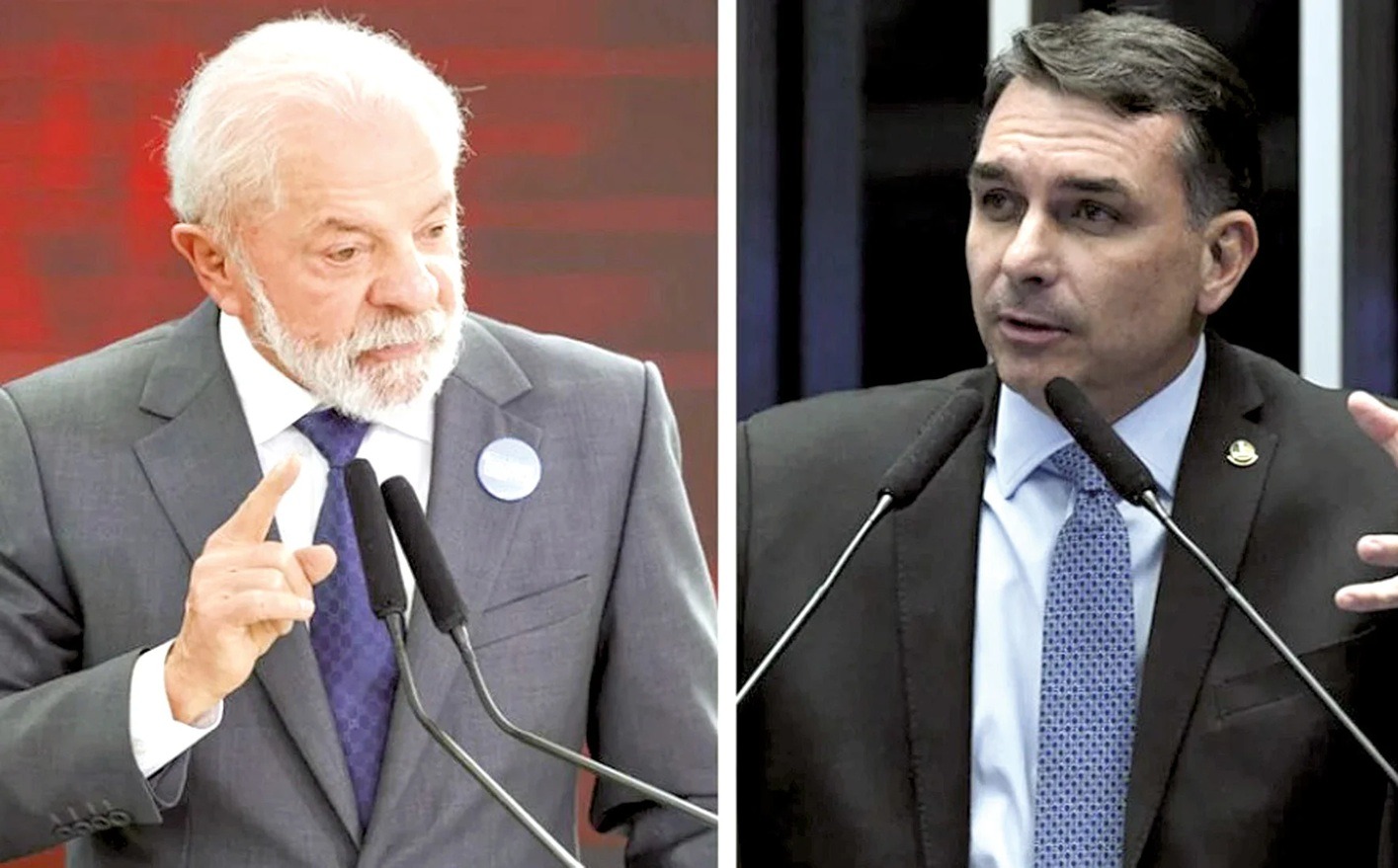 Flávio Bolsonaro passa 1 ponto percentual de Lula em eventual 2º turno