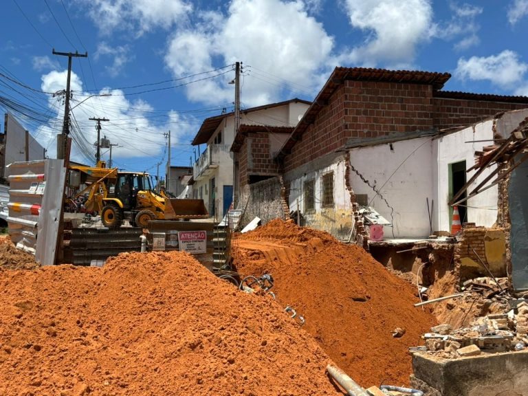 Prefeitura de Natal intervém e estabiliza terreno após desabamento no Bom Pastor