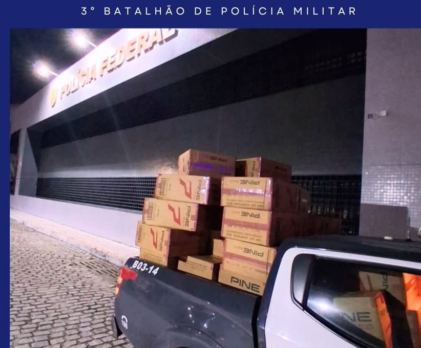 Polícia apreende quase 2 mil pacotes de cigarros contrabandeados na Grande Natal