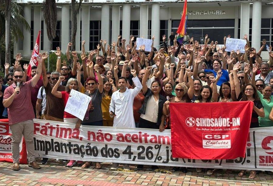 Servidores da saúde do RN aprovam paralisação após impasse salarial