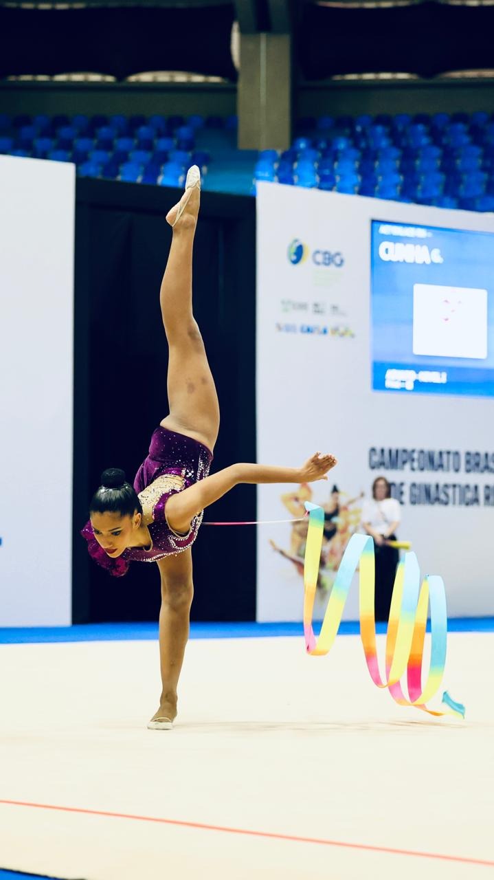 Gabriela Cunha: atleta destaque do RN no Brasileiro de GR.