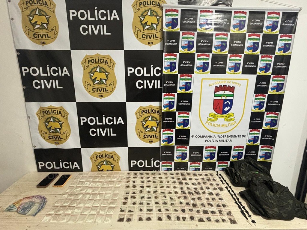 Três adolescentes são apreendidos com drogas em Pipa