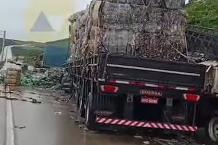 VÍDEO: Grave acidente com vários veículos bloqueia trecho da Reta Tabajara, em Macaíba