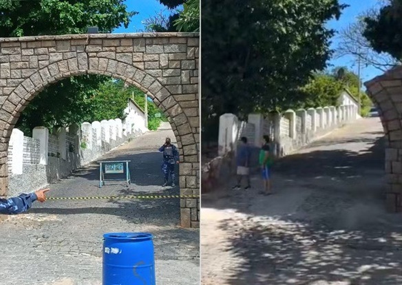 Arco do Santuário de Nossa Senhora dos Impossíveis em Patu é demolido após ser atingido por veículo