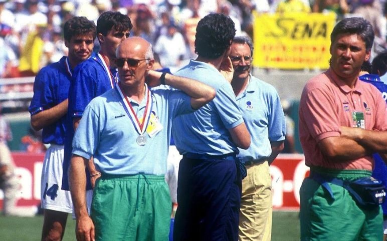 Antes de comandar o Brasil, Ancelotti foi vice da Seleção em final de Copa do Mundo