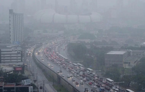 Inmet prevê chuva durante o feriado de Corpus Christi em Natal