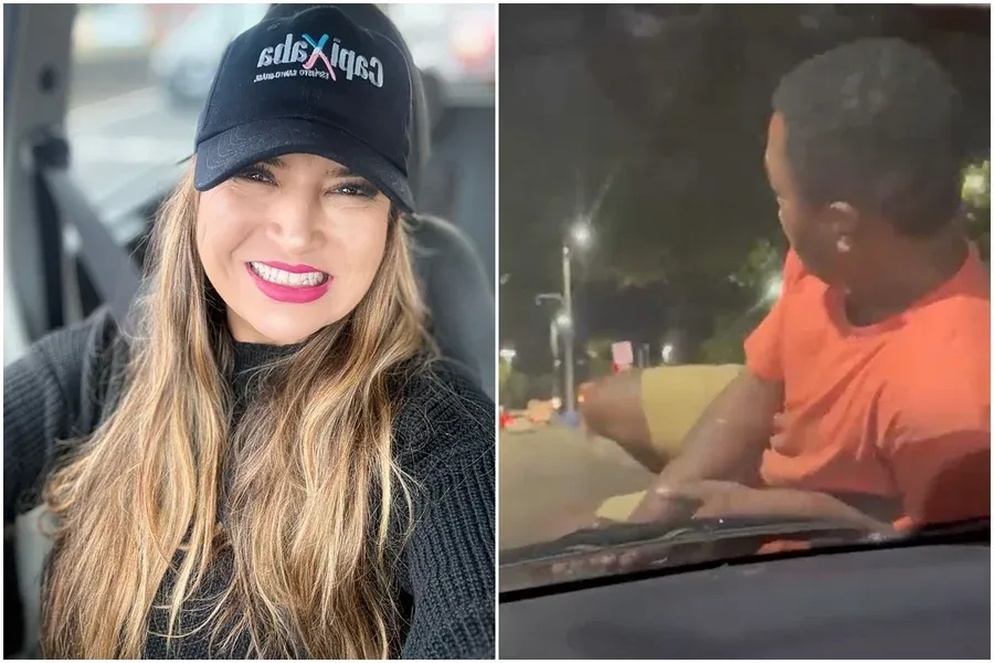 VÍDEO: Mulher dirige quilômetros com homem em capô: “Pensei que assaltaria”