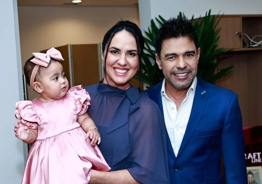 Filha de Zezé Di Camargo, de 1 ano, passa por retirada de nódulo no rosto
