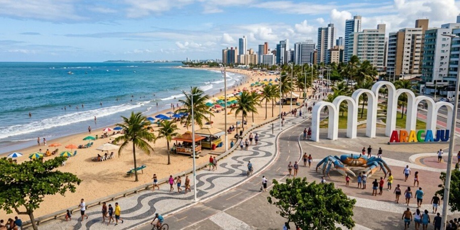 A menor capital do Nordeste tem 6 km de orla planejada e o mar mais calmo da região