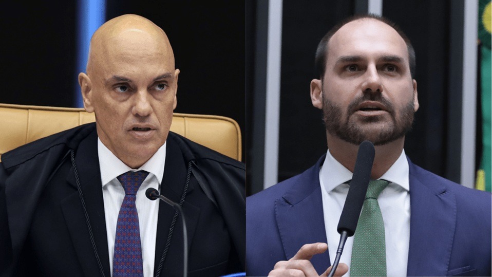 Eduardo Bolsonaro diz que Moraes “não tem coragem” de enfrentar Trump