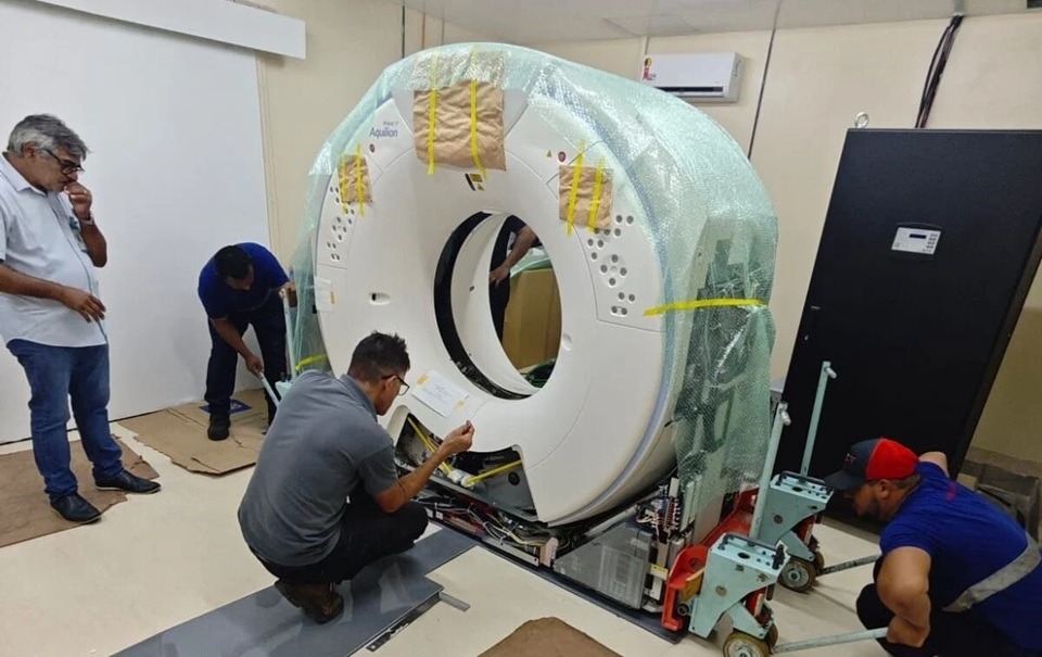 Hospital Walfredo Gurgel recebe novo tomógrafo do Ministério da Saúde