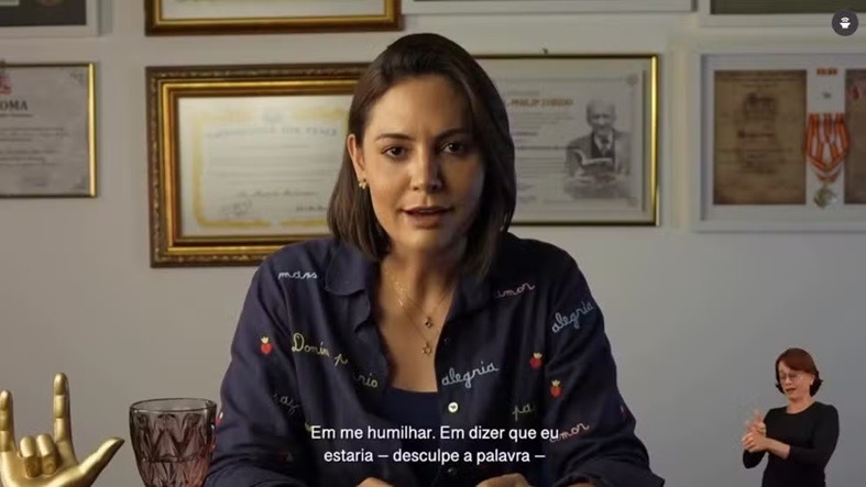 Michelle Bolsonaro posta vídeo e diz ter sido maltratada e humilhada por Flávio: 'Entendi que não queria meu apoio'