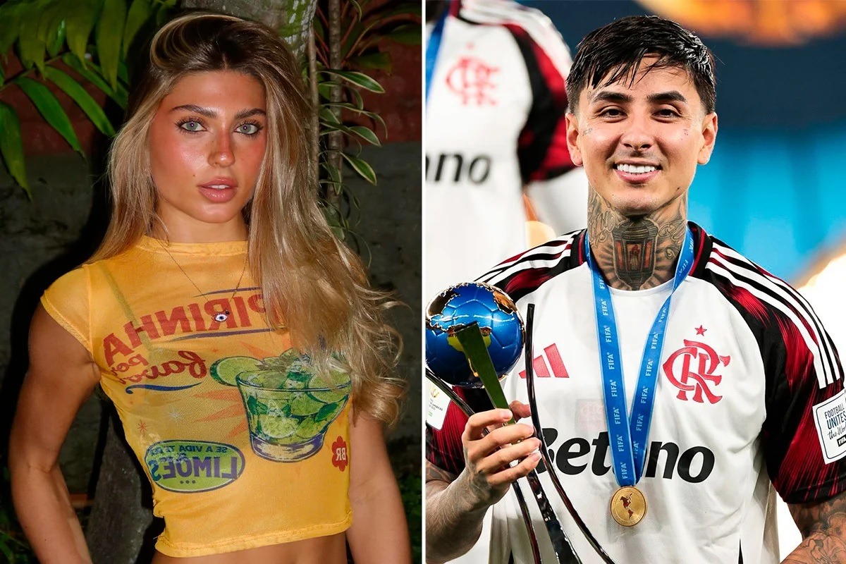 Filha de Eduardo Moscovis entrega possível romance com jogador do Flamengo após detalhe em foto viralizar