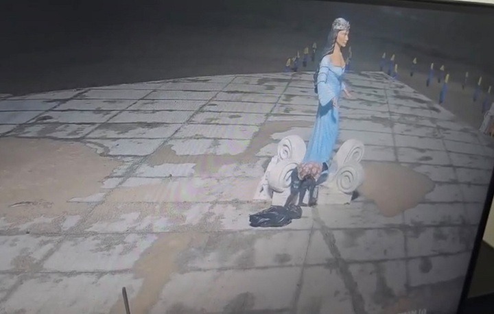 Iluminação da estátua de Iemanjá em Natal é furtada pela terceira vez; prejuízo passa de R$ 45 mil