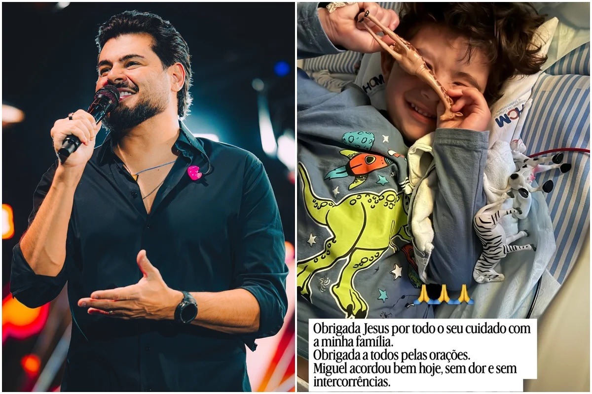 Filho de Cristiano recebe alta após picada de escorpião e cantor faz desabafo