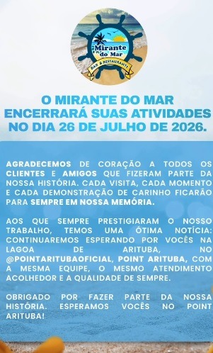 Tradicional restaurante anuncia fechamento e se despede dos clientes após anos de história na Grande Natal
