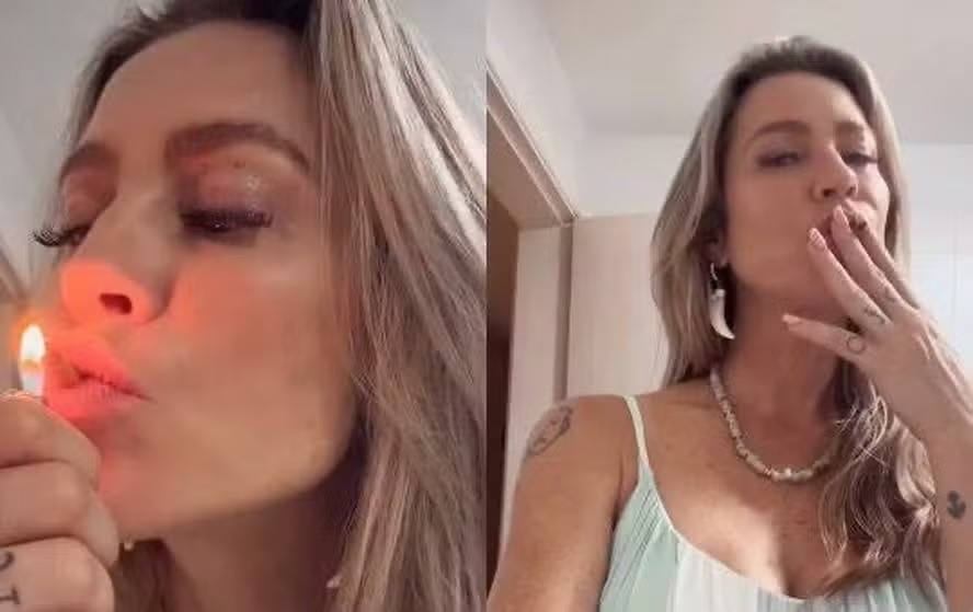 Luana Piovani diz que fuma maconha há mais de 30 anos e não esconde dos filhos: 'Experimento todo dia'