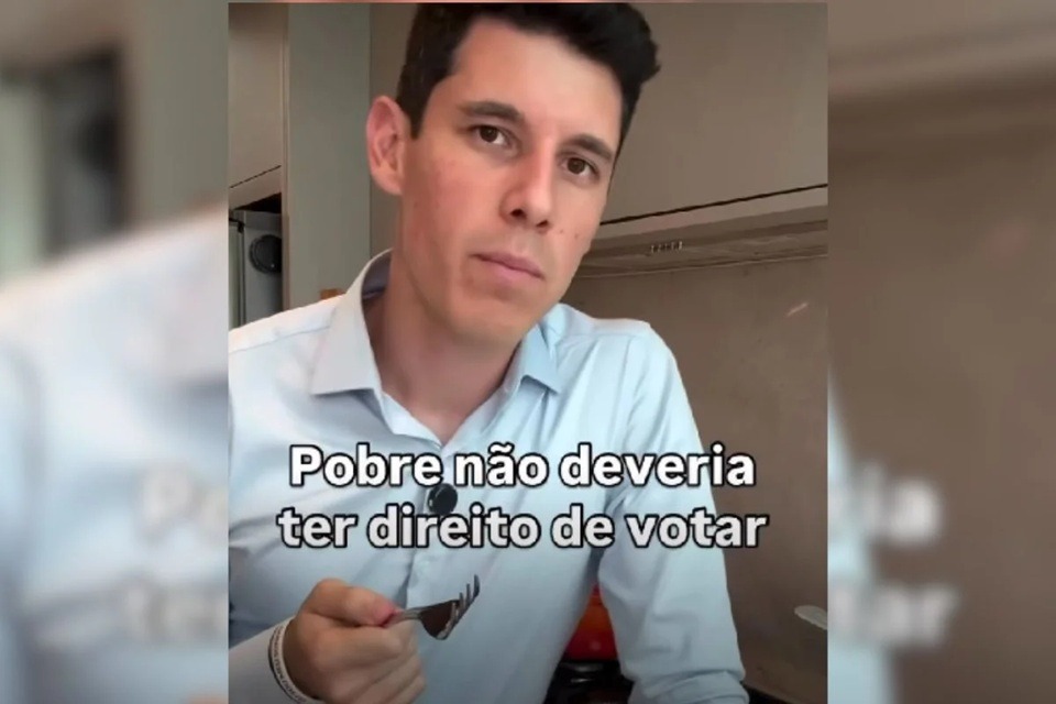 Influenciador vira réu após dizer que “pobres não deveriam votar”