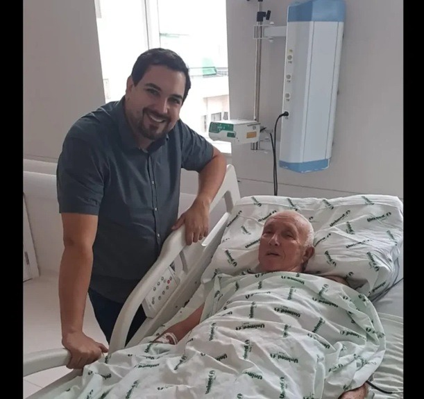 Após cirurgia de drenagem torácica, monsenhor Lucas apresenta melhora clínica