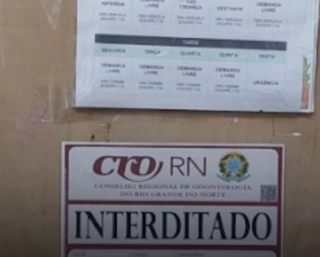 Fiscalização do Conselho Regional fecha consultórios odontológicos no RN