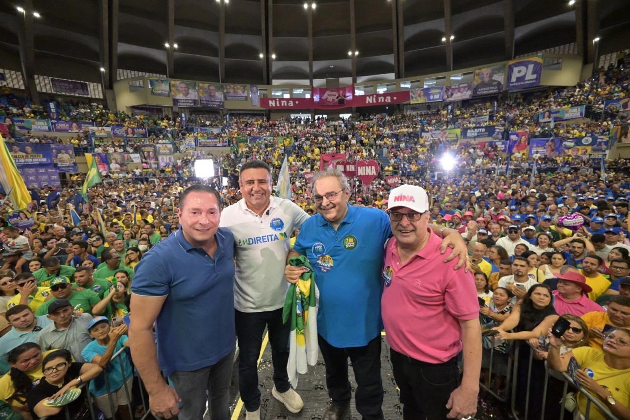 [VÍDEO] MAIOR DA HISTÓRIA DO RN: Convenção de Álvaro Dias coloca 15 mil pessoas no Ginásio Nélio Dias