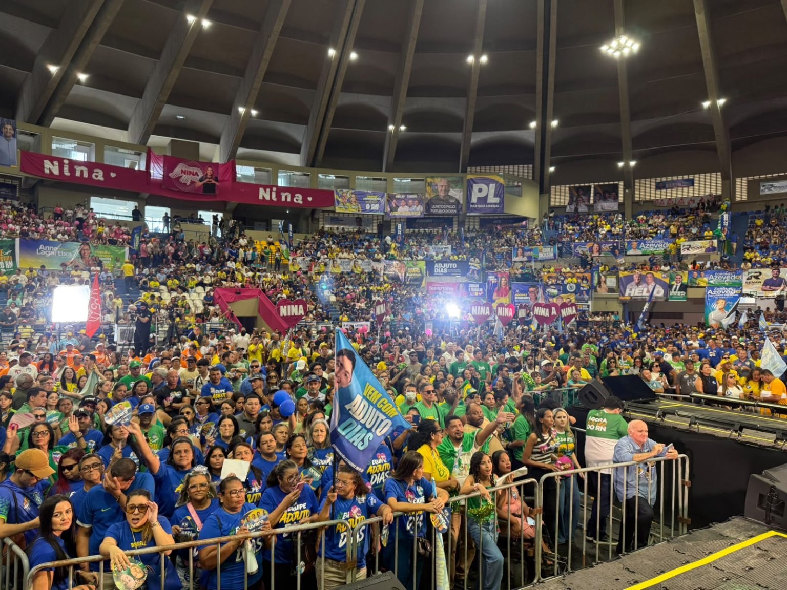 Convenção de Álvaro Dias reúne mais público do que as de Cadu Xavier e Allyson Bezerra juntas