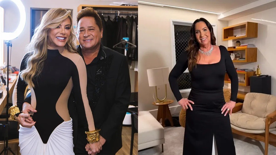 Leonardo surge em momento de carinho com mãe de Virginia: ‘amizade de milhões’