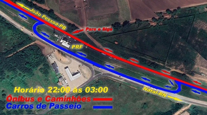BR-101 terá interdição parcial na Grande Natal durante 15 dias a partir desta segunda