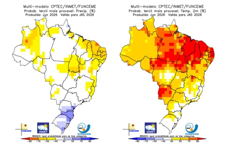 Inmet prevê El Niño intenso, com eventos extremos e risco de desastres no Brasil
