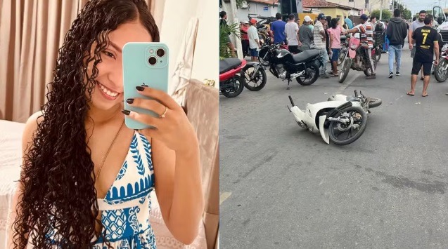 TRAGÉDIA: Adolescente morre após colisão entre moto e pá-carregadeira no RN
