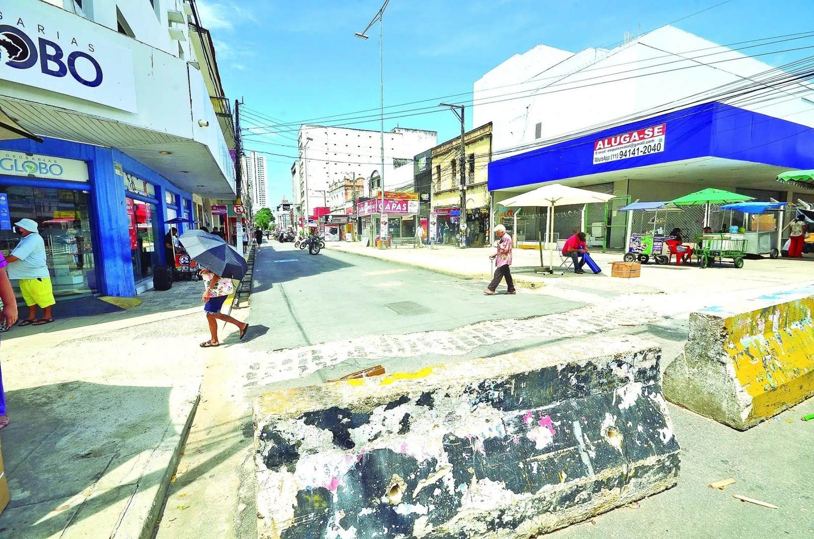 Obras na Rua João Pessoa avançam para nova etapa a partir desta segunda-feira (10)