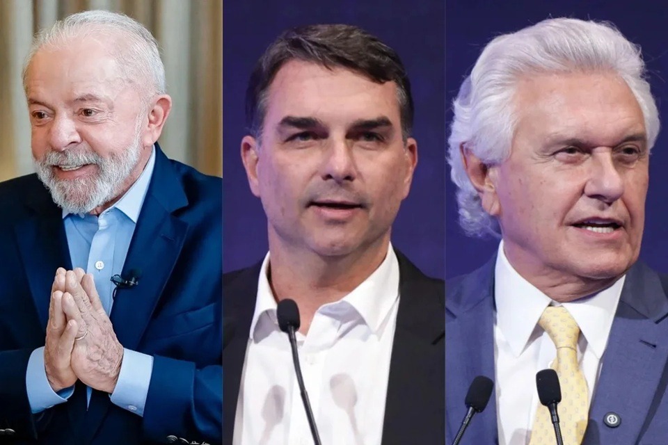 BTG/Nexus: Lula empata com Flávio e Caiado em projeção de 2° turno