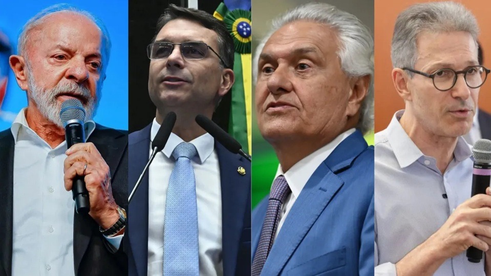 PoderData/Aya: Lula empata com Flávio, Zema e Caiado no 2º turno