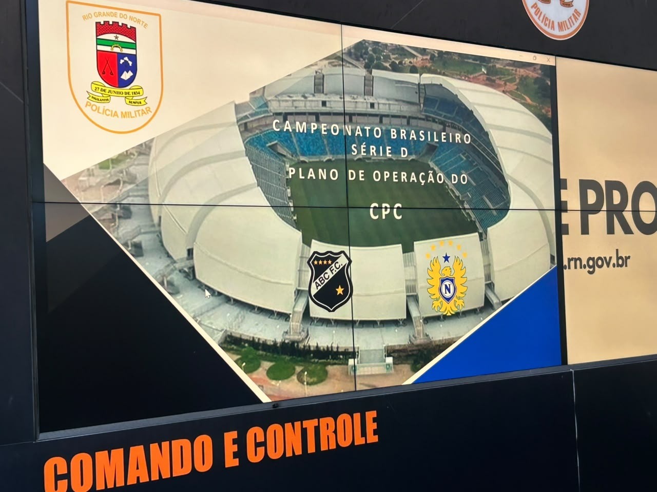 PM terá mais de 500 policiais na segurança do jogo entre ABC e Nacional-AM