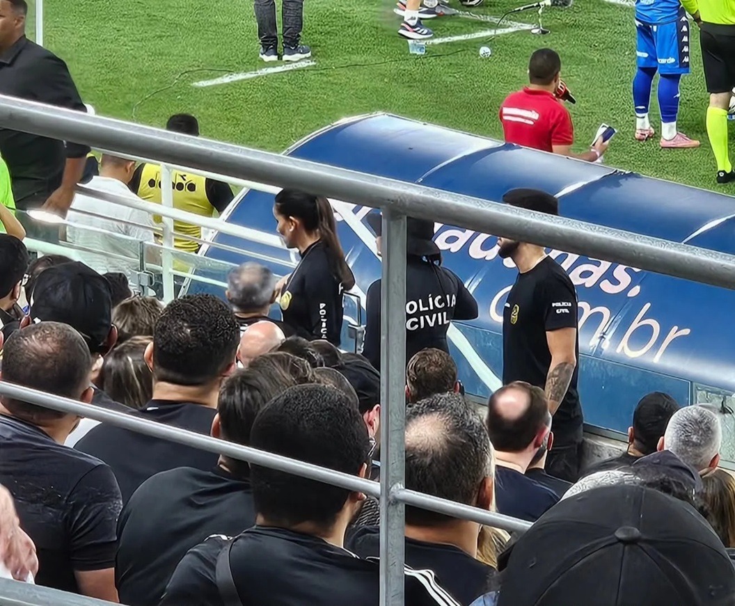 Suspeito de ameaçar ex-companheira é preso após ser localizado por reconhecimento facial em jogo do ABC