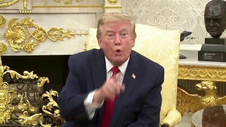 Trump se irrita com jornalista da CNN e dispara: 'Fique quieta'