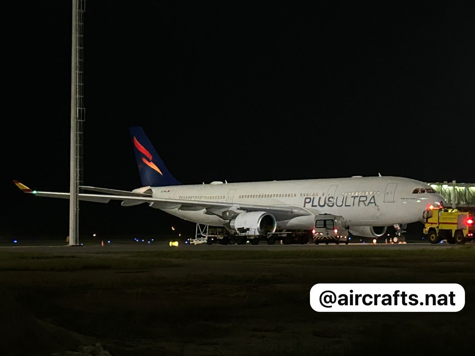 Avião que seguia de Buenos Aires para Madri pousa no Aeroporto de Natal após emergência