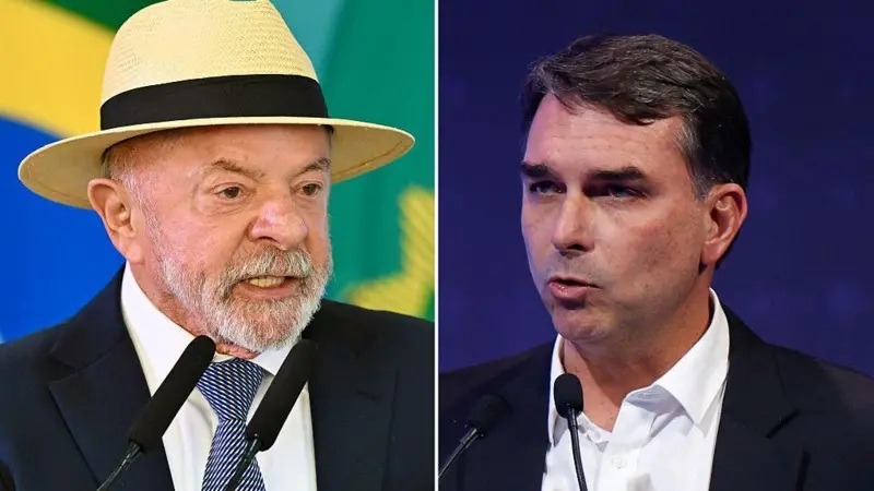 BTG/Nexus: Lula e Flávio Bolsonaro têm empate técnico em 1º e 2º turnos