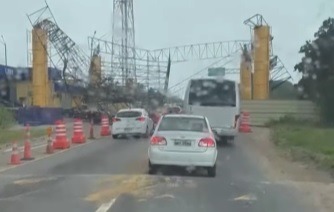 Cobertura da PRF cede em São José de Mipibu e atinge três veículos