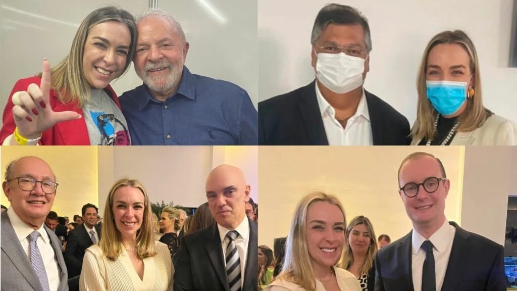 Lobista amiga de Lulinha ostenta fotos com Lula e ministros do STF nas redes