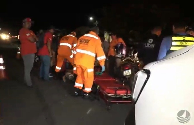 Acidente envolve duas motocicletas e deixa três pessoas feridas na BR-226 em Natal