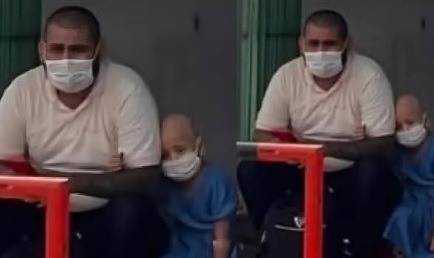 Pai deixa o interior todos os dias e percorre 114 km para tratar filha com câncer