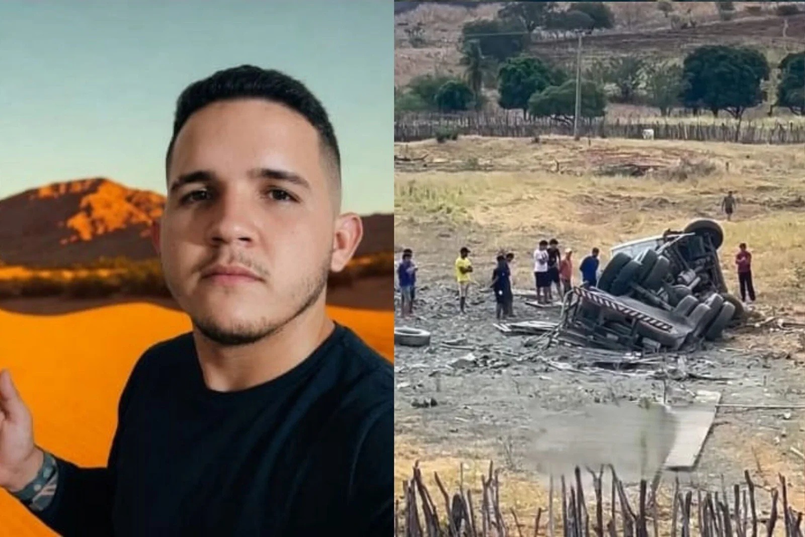 Motorista potiguar morre em acidente com caminhão na Paraíba