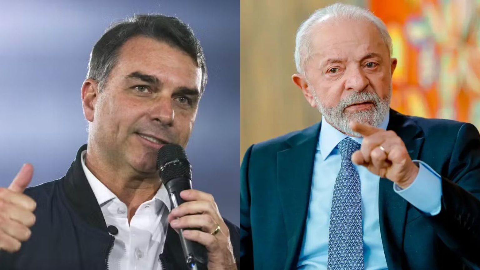 PESQUISA PODERDATA/AYA: Flávio tem 45% contra 44% de Lula no 2º turno